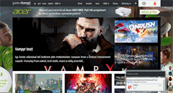 Desktop Screenshot of gamechannel.hu