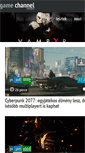 Mobile Screenshot of gamechannel.hu